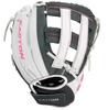 Easton | GHOST FLEX Youth Softball Glove | Right Hand Throw | 10" | Grey/White/Pink view 3