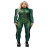 URVIP Unisex Halloween Skeleton Costume 3D Printed Stretch Skinny Bodycon Catsuit Cosplay Jumpsuit Bodysuit BAX-120 S view 1