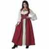 California Costumes Medieval Overdress Adult Costume (Red), Small/Medium view 2