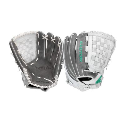Easton | FUNDAMENTAL Fastpitch Softball Glove | 12.5" | RHT | Outfield/Pitcher Pattern | Woven Web | FMFP125