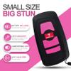 Avenger Defense Portable Car Keychain Stun Gun for Women - Rechargeable LED Flashlight with Wrist Strap (Cameo Pink, Plastic) view 2