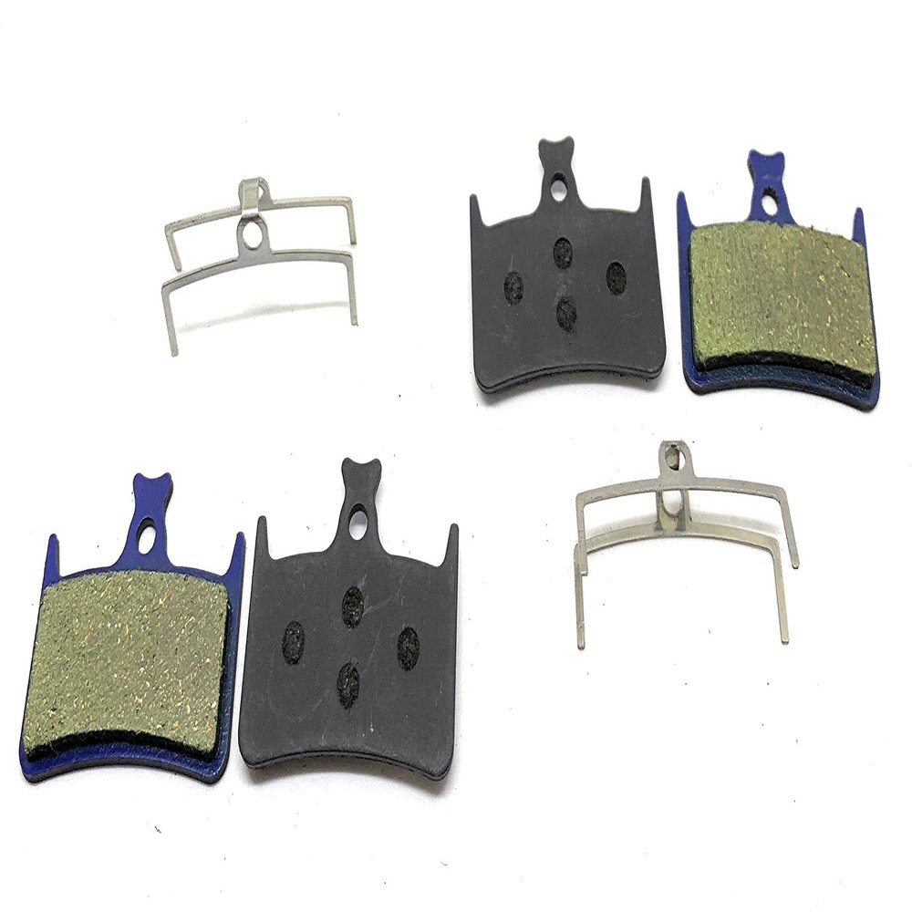 2 Pairs Bike Brake Pads Resin for Hope E4, RX4, DBP/59, Mono, Tech 3, Tech Evo, HBSP323S, HBSP323R. The Bicycle Replacement Part for OEM Brakes for high Braking Power.