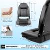 NORTHCAPTAIN S1 Deluxe A Pair of Marine High Back Folding Fishing Boat Seat,Stainless Steel Screws Included,Charcoal/Black(2 Seats) view 3