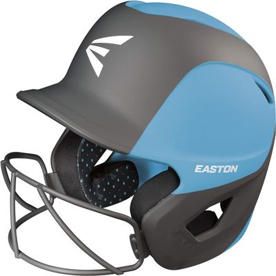 Easton | GHOST Softball Batting Helmet | Two-Tone Matt Carolina Blue/Charcoal | Large/XLarge