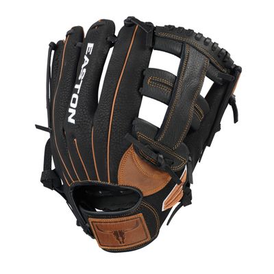 Easton Prime Slowpitch Softball Glove, 12.5", RHT, Softball Deep Pocket Design, Single Post Web, PSP125, Multicolor, Medium