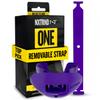 Nxtrnd One Football Mouth Guard, Strap Included, Fits Adult & Youth (Purple) view 1