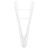 Aislor Women's Sling Shot One Piece Bikini Monokini V Shaped Thong Leotard Underwear White One Size view 1