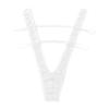 Aislor Women's Sling Shot One Piece Bikini Monokini V Shaped Thong Leotard Underwear White One Size view 3