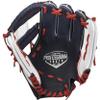 Easton | PROFESSIONAL YOUTH Baseball Glove | 10" | LHT | Navy/White/Red | I Web | PY10BR view 2