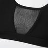 iiniim Kids Big Girls Shiny Mesh Splice Racer Back Bra Crop Tank Top for Gym Running Cycling Yoga Sports Outfit Black 14 view 4