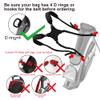 Golf Bag Strap Universal Replacement Shoulder Adjustable Strap Padded Backpack Golf Bag Accessories (Blue) view 2