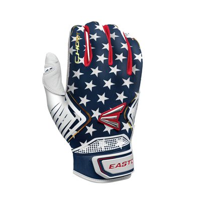 Easton | GHOST Fastpitch Softball Batting Gloves | Adult Small | Stars & Stripes