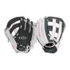 Easton | GHOST FLEX Youth Softball Glove | Left Hand Throw | 10" | Grey/White/Pink view 1