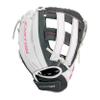 Easton | GHOST FLEX Youth Softball Glove | Left Hand Throw | 10" | Grey/White/Pink view 3