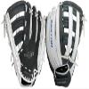 Easton | GHOST FLEX Youth Softball Glove | Right Hand Throw | 12" | Grey/White/Carolina Blue view 1