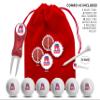 Clip Wipes Republican Golf Balls | Republican Golf Gifts & Accessories Package #3 (Raised-White) view 2