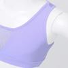 iiniim Kids Big Girls Shiny Mesh Splice Racer Back Bra Crop Tank Top for Gym Running Cycling Yoga Sports Outfit Lavender 6 view 4