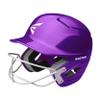 Easton | ALPHA Fastpitch Softball Batting Helmet with Facemask | Medium/Large | Purple view 1
