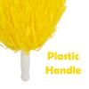 Hooshing 12PCS Cheerleading Pom Poms Yellow Plastic Cheer Pom Poms with Handles for Team Spirit Sports Party Dance view 2