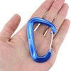 10 PCS D Ring Carabiner Clips,12KN Aluminium Alloy Carabiners Camping(Black) view 4