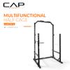 CAP Barbell Multi-Use Power Rack Heavy-Duty Power Cage with Pull-Up Bar, Dip Handles, and J-Cup Catches Strength Training Gym Rack for Home or Garage Gym | White view 2