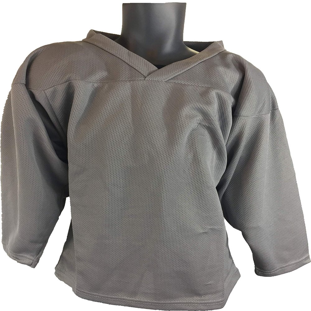 JAMM Ice Hockey Practice Jersey (Silver, SR L)