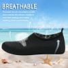ANLUKE Water Shoes Barefoot Aqua Yoga Socks Quick-Dry Beach Swim Surf Shoes for Women Men Black/Solid 34/35 view 3