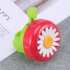 Wakauto Bike Bell for Bike Chrysanthemum Pattern Simple Operation for Boys and Handlebars 22.2mm view 3