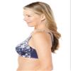 Amoureuse Women's Plus Size Embroidered Underwire Bra - 42 DDD, Ivory Sparkling Champagne view 3