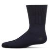 MeMoi Kids Ribbed Moisture-Wicking Crew Socks Charcoal 10-12 view 3