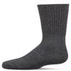 MeMoi Kids Ribbed Moisture-Wicking Crew Socks Black 9-11 view 2