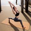 %100 Natural - Premium Cork Yoga Mat - Natural Rubber Bottom. Non Slip & Soft, Sweat Resistant. Extra Long and Wide for Comfort. Suitable Also for Hot Yoga. (72" x 24" x 4.5mm) view 2