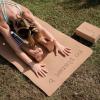 %100 Natural - Premium Cork Yoga Mat - Natural Rubber Bottom. Non Slip & Soft, Sweat Resistant. Extra Long and Wide for Comfort. Suitable Also for Hot Yoga. (72" x 24" x 4.5mm) view 3