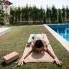 %100 Natural - Premium Cork Yoga Mat - Natural Rubber Bottom. Non Slip & Soft, Sweat Resistant. Extra Long and Wide for Comfort. Suitable Also for Hot Yoga. (72" x 24" x 4.5mm) view 4