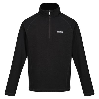 Regatta Montes Men's Fleece Jacket Stand Collar 1/4 Zip Hiking Warm Ash