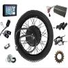 NB POWER Hydraulic Brake !QS V3 205 Motorcycle 17" 18" 19" 21" 72v 5000W Ebike Rear Motorwheel with tire, 72V 100A Sabvoton Controller with PAS and Alarm,Matching (18inch Rear) view 1