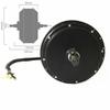 NB POWER Hydraulic Brake !QS V3 205 Motorcycle 17" 18" 19" 21" 72v 5000W Ebike Rear Motorwheel with tire, 72V 100A Sabvoton Controller with PAS and Alarm,Matching (18inch Rear) view 2