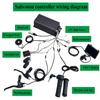 NB POWER Hydraulic Brake !QS V3 205 Motorcycle 17" 18" 19" 21" 72v 5000W Ebike Rear Motorwheel with tire, 72V 100A Sabvoton Controller with PAS and Alarm,Matching (18inch Rear) view 4