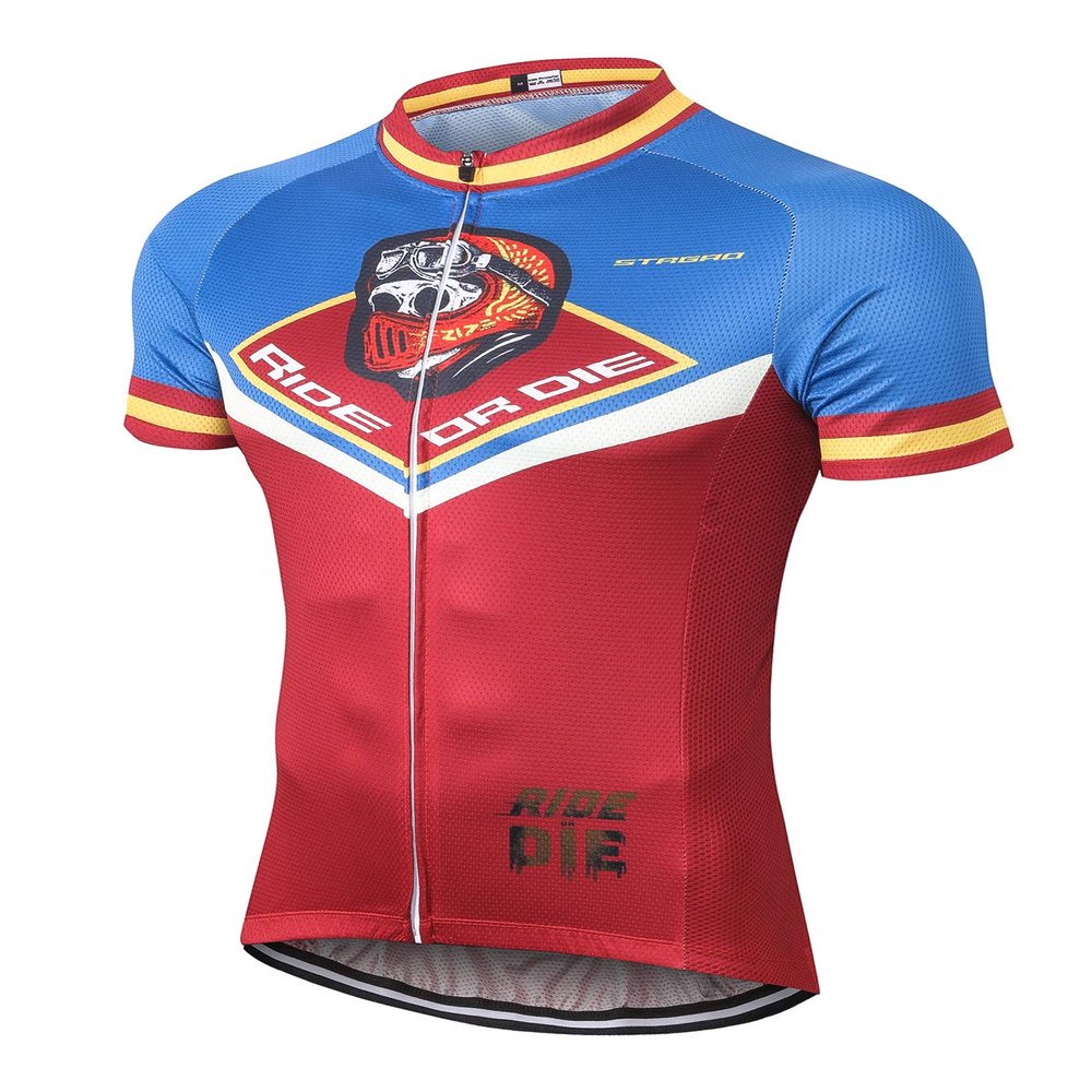 Strgao Men's Cycling Jersey Bike Short Sleeve Shirt 3XL