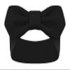 Girls Solid Hair Knot, Kansas State Wildcats, Black, Newborn - 4T view 2