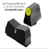 XS Sights DXT2 Big Dot Tritium Night Sights. Tritium Front and Rear Set. Fits Glock Suppressor/Optic Height 20,21,29,30,36,37,38,39,40,41 Models Including MOS Versions. Yellow Front Sight view 2