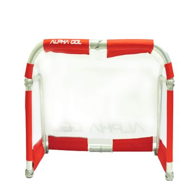 Alpha Goal Aluminum Folding Goal (Red, 4x2.5) with Carry Bag