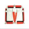 Alpha Goal Aluminum Folding Goal (Red, 4x2.5) with Carry Bag view 3