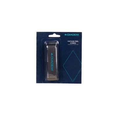 Diadem Vintage Feel Hybrid Replacement Grip | Tennis Racket Grip Tape | Leather & Premium Polyurethane | 1.88 mm Thickness