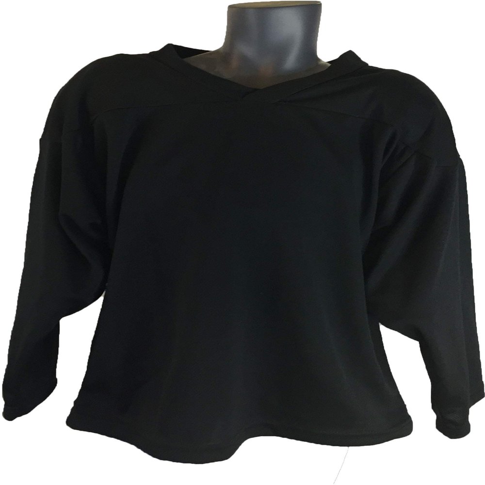JAMM Ice Hockey Practice Jersey (Black, SR M Goalie)