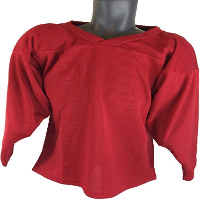 JAMM Ice Hockey Practice Jersey (Red, SR 3XL)