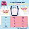 BH Cool Designs #priming - Men's Soft & Comfortable Long Sleeve T-Shirt, Black, Large view 2