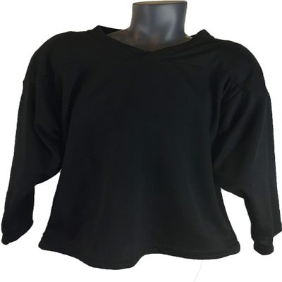JAMM Ice Hockey Practice Jersey (Black, SR XXL)