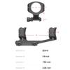 WARNE SHXSKEL30TW 1.9 inch Super High, 30mm Mount, 6061/T6 Aluminum, Steel Threaded Inserts, Black view 2
