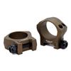 WARNE 7201BB Mountain Tech Scope Mounts, 7075/T6 Aluminium, Fits Picatinny Rails, 1 inch Scope Rings, Medium Burnt Bronze view 1